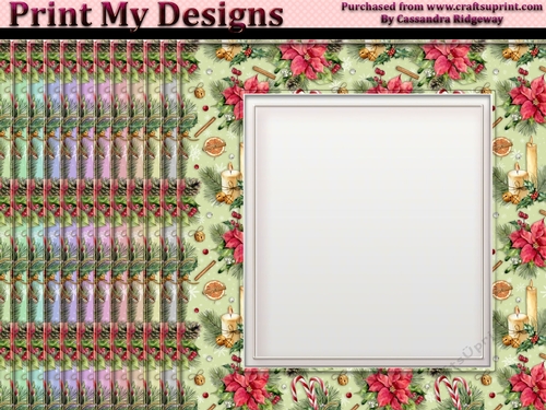 Christmas Square Frames collection