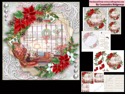 Christmas mini kit card 3 5