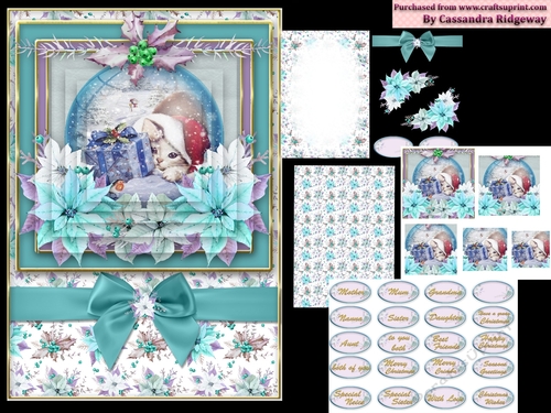 Christmas mini kit Globe 22