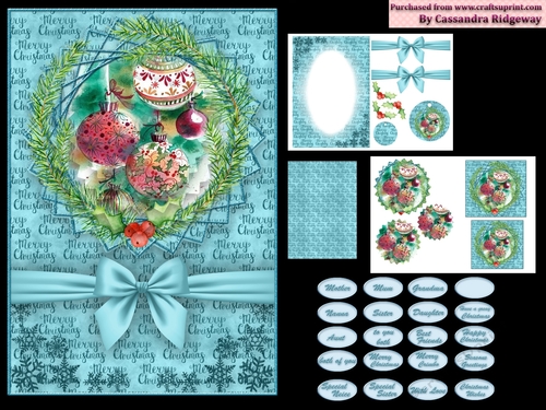 A5 Christmas mini kit 5