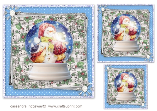 Christmas Globe Toppers 