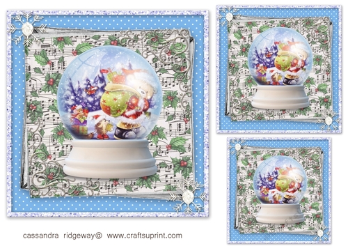 Christmas Globe Toppers 