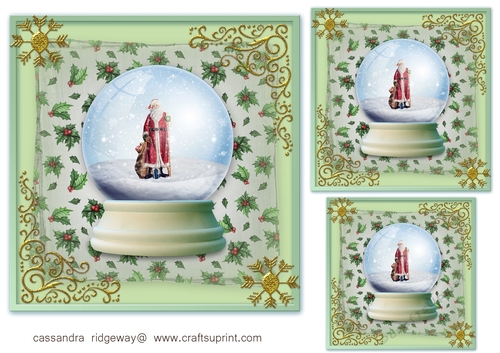Christmas Globe Toppers 