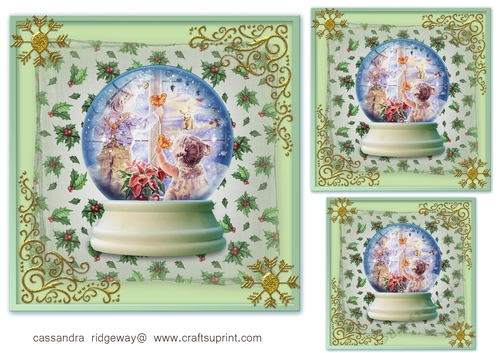 Christmas Globe Toppers 