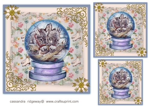 Christmas Globe Toppers 