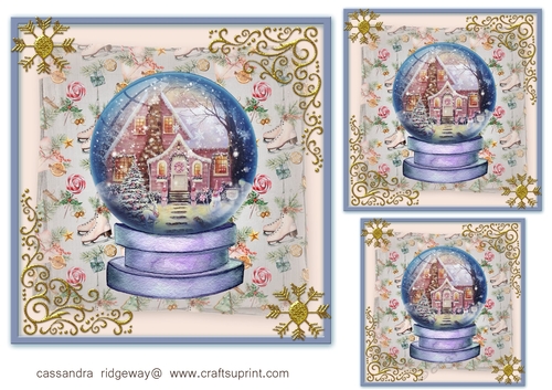 Christmas Globe Toppers 