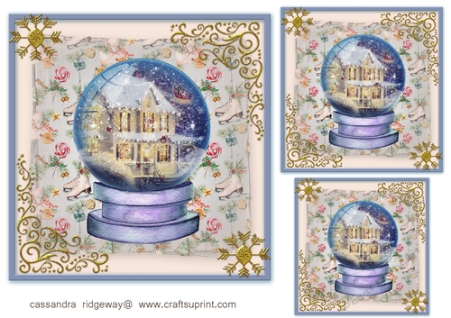 Christmas Globe Toppers 