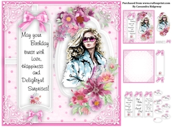 Ladies pink collection birthday kit 2