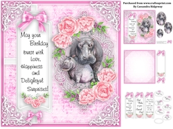 Ladies animal collection birthday kit