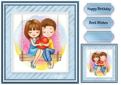 Happy birthday cute card fronts