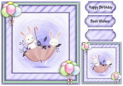Happy birthday cute card fronts