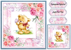 Just for you Teddy Fab floral Collection