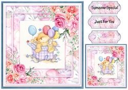 Just for you Teddy Fab floral Collection