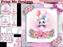 birthday card with cute flowers