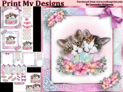 birthday card with cute flowers