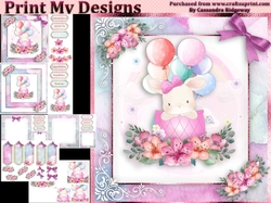 birthday card with cute flowers