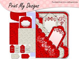 Crinkle Scalloped Pocket Card Kit 9