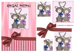 Spoiled Rotten Kitty Pyramage Card