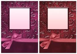 Luxurious A5 Card Fronts with Bow