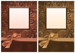 Luxurious A5 Card Fronts with Bow