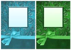 Luxurious A5 Card Fronts with Bow