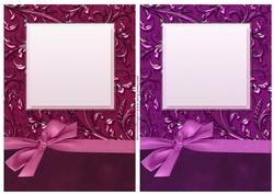 Luxurious A5 Card Fronts with Bow