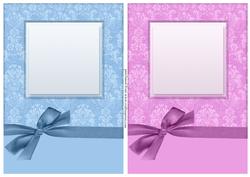 Damask Card Fronts