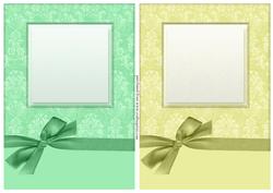 Damask Card Fronts