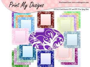 5x5 Card Fronts Set 1