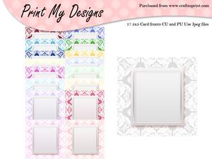 5x5 Card Fronts Set 8