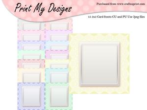 5x5 Card Fronts Set 10