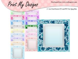 5x5 Card Fronts Set 13