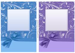 Luxurious A5 Card Fronts with Bow