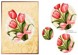 Red Tulip Card Front