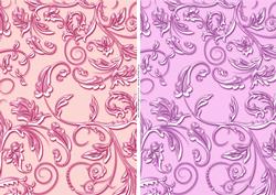 Luxurious A5 Floral Background