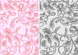 Luxurious A5 Floral Background