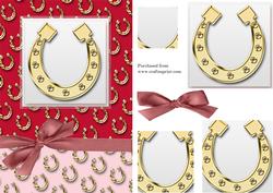 Horse Shoe Pyramage Card