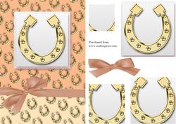Horse Shoe Pyramage Card
