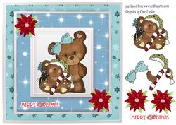 Christmas Bear Card Front