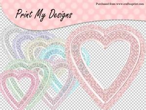 Lace Hearts Cu4cu