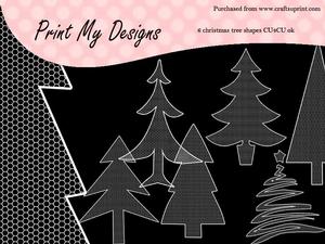 Christmas Tree Lace Tulle Shapes Cu4cu Ok