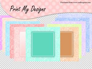 Lace Card Fronts for Pu & Cu4cu