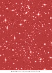 Red A4 Christmas Sparkle Background