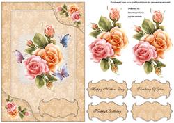 Floral Card Front