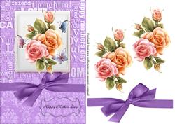 Mothers Day Floral Card Front