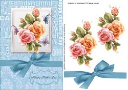 Mothers Day Floral Card Front