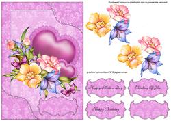 Floral Card Front