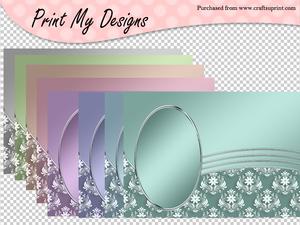 Cu A5 Card Fronts Set 48c