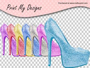 Ladies Glitter Shoes Cu4cu Ok