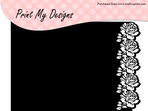 Craft Robo Floral Rose
